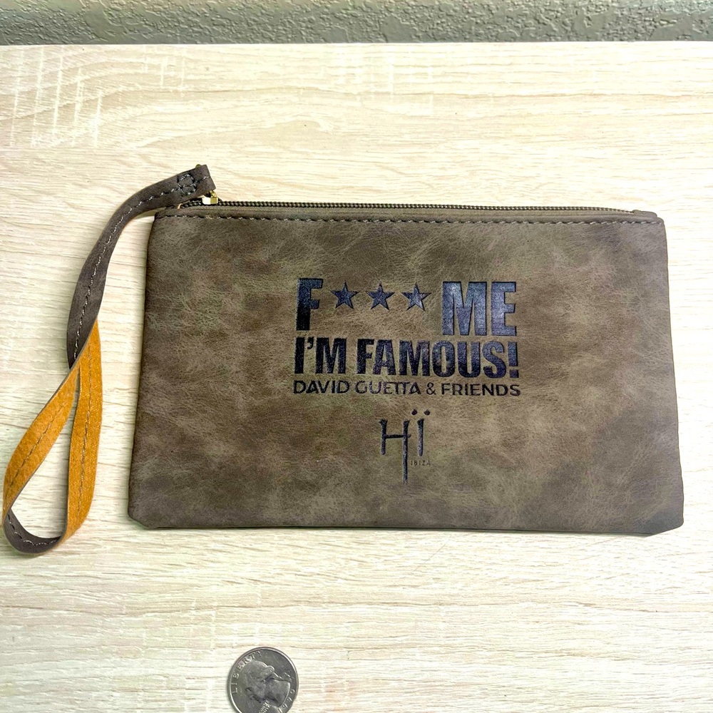David Guetta & Friends Small Wristlet/ Bag, brand new